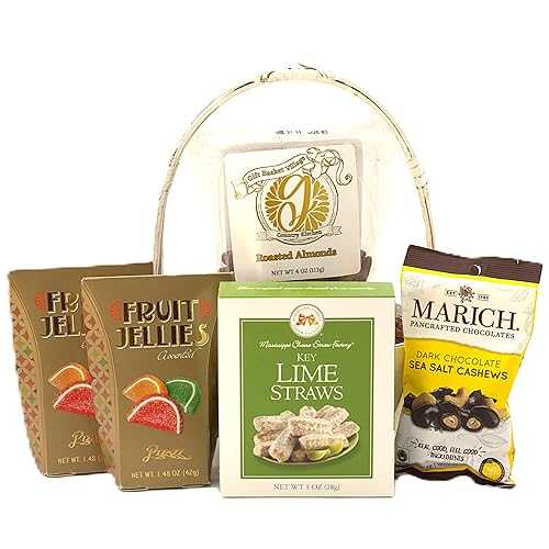 楽天GlomarketGift Basket Village - The Ultimate Florida Beach Themed Gift Basket: Gourmet Nuts, Candies, Sweet Straws, & Chocolate Nuts, Perfect for Any Occasion - Handcrafted in the USA