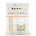 カーダシアン ビューティー「シーユー イン スパンコール」シマー リップ グロス アンド マニキュア クリスタル 350 Kim Kardashian Kardashian Beauty "See You In Sequins" Shimmer Lip Gloss and Nail Polish Crystal 350
