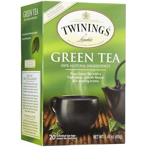 ȥ磻˥ ꡼ ƥ1.41  ܥå6 ѥå Twinings Green Tea, 1.41 oz Boxes,...