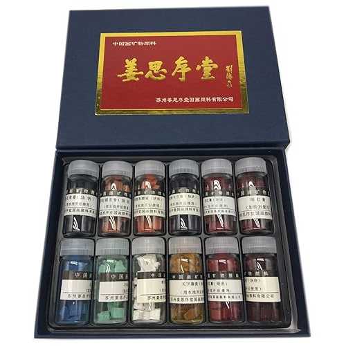 Easyou Jiangsixu Tang 伝統的なプロの中国絵画カラーパウダー顔料 天然鉱物と植物製 5g (0.18oz) x12色 Easyou Jiangsixu Tang Traditional Professional Chinese ting Color Powder Pigment Made from Natrual Mineral and Plant 5g(0.18oz) Easyou Jiangsixu Tang 伝統的なプロの中国絵画カラーパウダー顔料 天然鉱物と植物製 5g (0.18oz) x12色 Easyou Jiangsixu Tang Traditional Professional Chinese ting Color Powder Pigment Made from Natrual Mineral and Plant 5g(0.18oz)