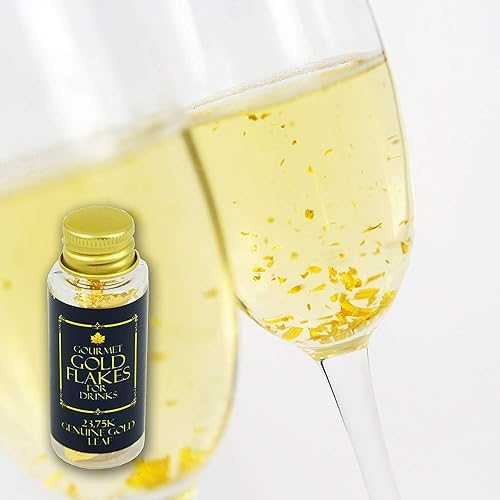 Barnabas Blattgold Edible Genuine Gold Leaf for Drinks - Edible Gold Flakes, Gold Flakes, Gold Flakes edible for food (Drinks) 1 pack