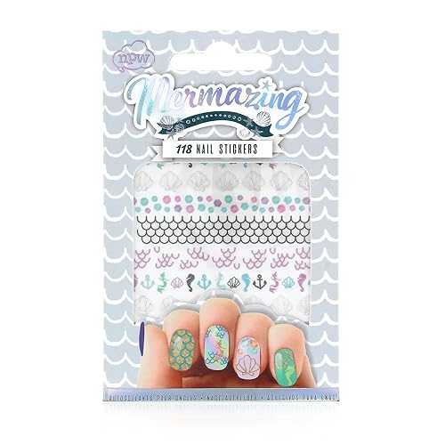 NPW-USA マーメイド 118 ピース ネイルステッカー NPW-USA Mermaid 118 Piece Nail Stickers
