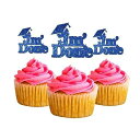 卒業式の日のカップケーキ トッパー カードストック カラー 12 個パック デコレーション Picwrap Graduation Day Cupcake Topper card stock Color 12 pc Pack Decoration