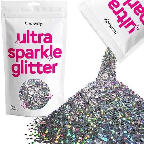 Hemway Premium Ultra Sparkle Glitter Multi Purpose Metallic Flake for ...