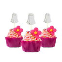 ゴースト ハロウィン カップケーキ トッパー 1パックあたり 12 個 デコレーション ケーキ グリッター 泡状 picwrap Ghost Halloween Cupcake Topper 12 pieces per Pack Decoration Cake glitter Foamy