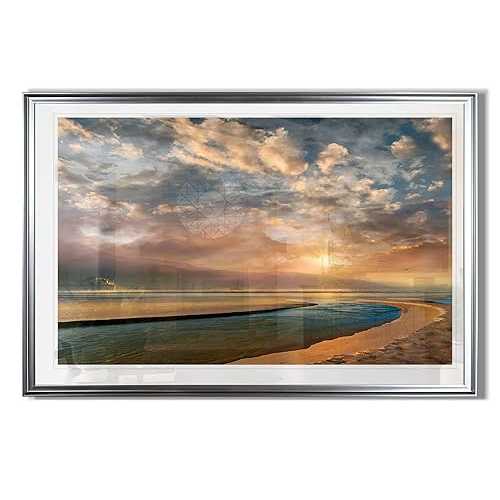 Renditions Gallery Changing Tides Scenic Art Framed Coastal Artwork Na...