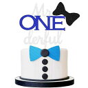 Mr Onederful ケーキトッパー、男の子の 1 歳の誕生日パーティーケーキデコレーション、リトルマン/ワンダフルワン/蝶ネクタイ 1 歳の誕生日パーティーケーキ用品デコレーション XXDecor Mr Onederful Cake Topper, Boy First Birthday Party Cake Decor,