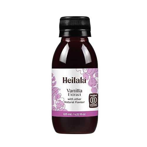 HEILALA - Everyday Vanilla - Gourmet Blend of Pure Vanilla Extract and Other Natural Flavours, Gluten-Free, Ethically Sourced Vanilla Pods from Polynesia - 125 ml