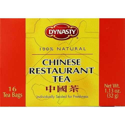 王朝茶、中国の残りのスタイル、16 カウント パッケージ (12 個パック) Dynasty Tea, Chinese Rest Style, 16-Count Packages (Pack of 12)