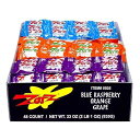 Zotz Fizzy Old Fashioned Hard Candy Assorted Fruit Flavored, Blue Raspberry Grap...