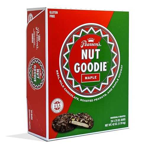 Pearson's Nut Goodie Cluster Bar Roasted Peanuts, Real Milk Chocolate, and Maple Nougat Pack of ..