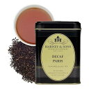 Harney & Sons Decaf Paris, 4oz Tin of Loose Leaf Black Tea w/Fruit and Caramel F...