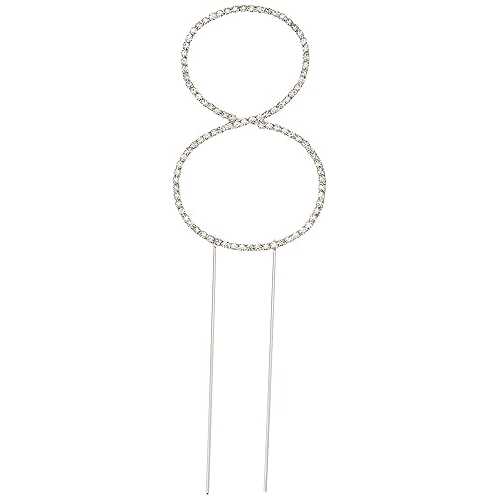 Unik Occations Simply Elegant クリスタル ラインストーン モノグラム ケーキ トッパー、番号 8 Unik Occasions Simply Elegant Crystal Rhinestone Monogram Cake Topper, Number 8 Unik Occations Simply Elegant クリスタル ラインストーン モノグラム ケーキ トッパー、番号 8 Unik Occasions Simply Elegant Crystal Rhinestone Monogram Cake Topper, Number 8