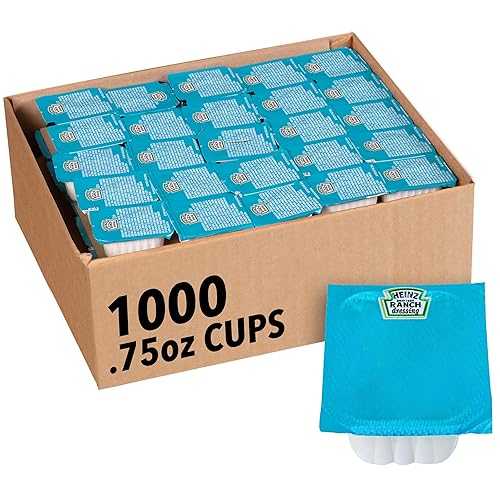 Heinz Ranch Dressing (0.75oz Packets, Pack of 100)
