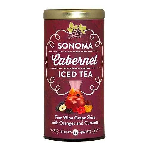 楽天GlomarketThe Republic of Tea Sonoma Iced Tea Pouches （Sonoma Cabernet Iced Tea, 6 Pouches）