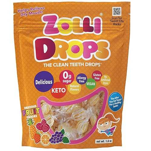 Zollipops Clean Teeth Zolli Drops - , Sugar Free Candy with Xylitol fo...