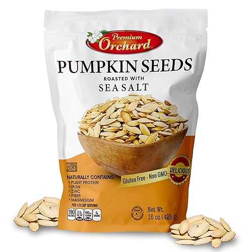 ROASTED PUMPKIN SEEDS to Eat in Shell by Premium Orchards MIXED NUTS -...