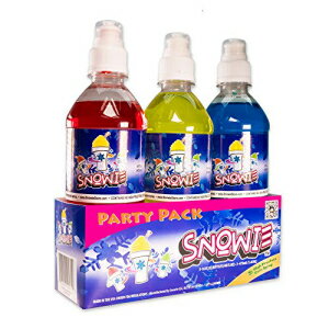 Snowie-ץߥफɹΡ󥷥åפ˻Ȥ3ѥåʥѡƥѥå Snowie - Premium Shaved Ice Snow Cone Syrup Ready To Use 3 pack (Party Pack)