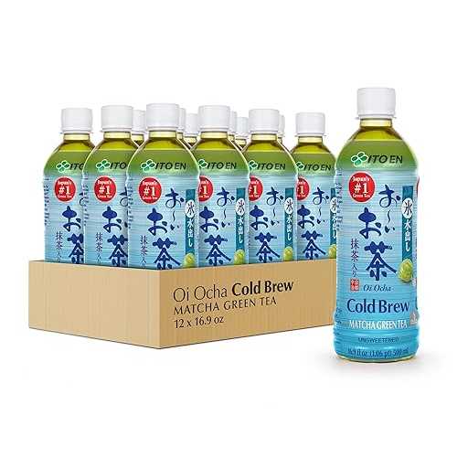 Ito En Oi Ocha Cold Brew Matcha Green Tea Unsweetened 16.9 Ounce (Pack...