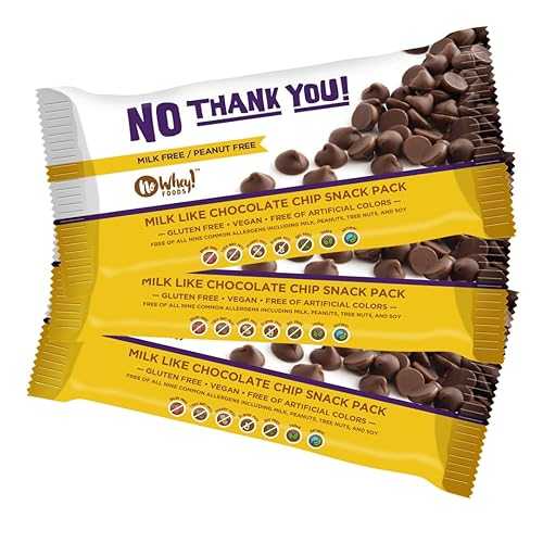 No Whey! Foods Vegan, Gluten Free, Nut Free Chocolate Chip Snack Packs...