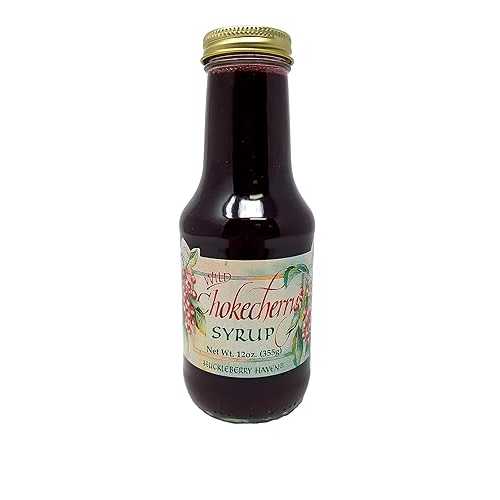 ワイルドチョークチェリーシロップ、11オンス Taste the Wilderness Wild Chokecherry Syrup, 11oz