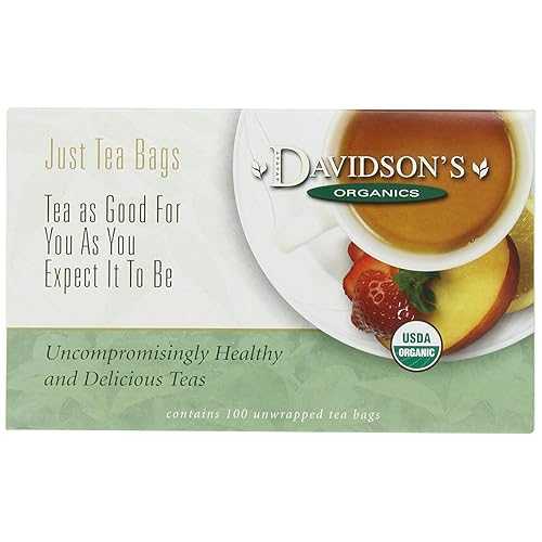 Davidson's Organics, Cherry Vanilla, 100-count Unwrapped Tea Bags