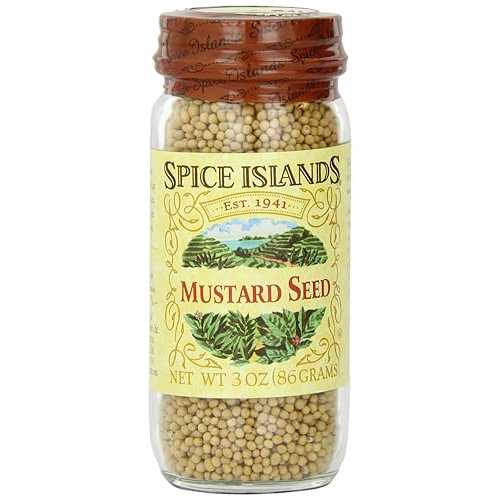 ѥɥޥɡۡ롢3󥹡3ĥѥå Spice Islands Mustard, Whole, 3-Ounce (...