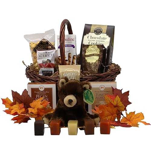 ギフト バスケット ビレッジ - Gobble Gobble、季節の軽食が入った感謝祭のギフト バスケット Gift Basket Village - Gobble Gobble, Thanksgiving Gift Basket With Snacks Of The Season