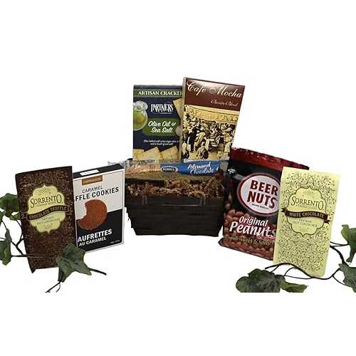 Gift Basket Village - Kosher Sweets and Treats Gift Basket: Gourmet Biscotti, Nuts, Drink Mixes, and More, Perfect for Any Occasion, Handcrafted in the USA