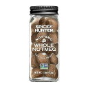スパイスハンターナツメグ、東/西インド諸島、丸ごと、1.9オンス瓶 The Spice Hunter Nutmeg, East/West Indies, Whole, 1.9-Ounce Jar
