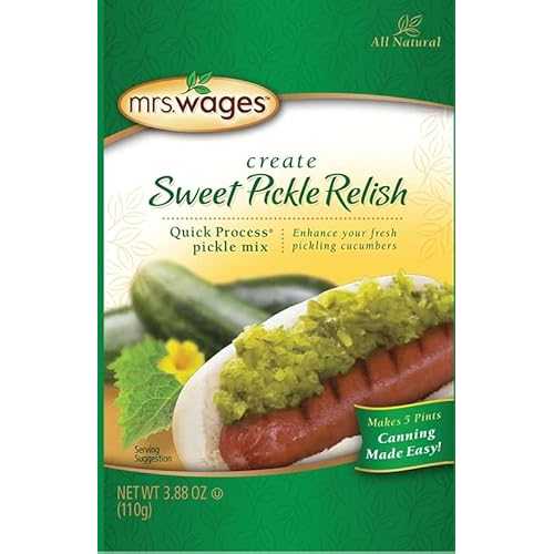 Precision Foods Mrs. Wages Quick Process Sweet Pickle Relish Mix, 3.88...