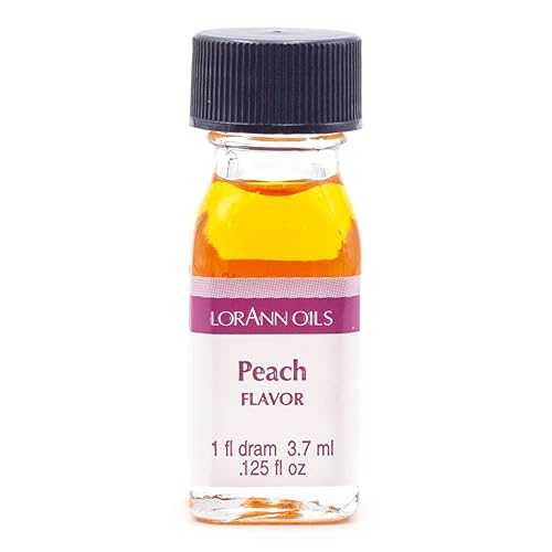 LorAnn Oils LorAnn Peach SS Flavor, 1 dram bottle (.0125 fl oz - 3.7ml - 1 teaspoon)(4)