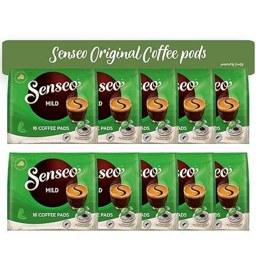 Senseo Mild Light Roast Coffee Pods, 16 Count (Pack of 10) - Single Se...