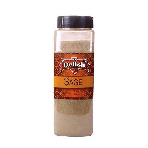 It's Delish Ground Sage Powder by Its Delish, 13 Oz. Large Jar