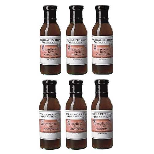 Terrapin Ridge Farms Garlic and Herb Vinaigrette Dressing - Six 12 Fl ...