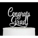 Qttier Congrats Grad Cake Topper, Class of 2025 Acrylic Graduation Grad Party De...