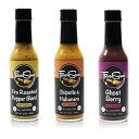 Hot Sauce Bundel Gift Box by Fresco Sauce 3 Pack - Fire Roasted Jalapeno - Serra...
