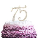 LINGPAR 75 Years Birthday Cake Topper - New Best Crystal Rhinestone 75th Wedding...