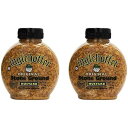 Inglehoffer ストーングラウンド マスタード スクイーズ ボトル、10 オンス (2 個パック) Inglehoffer Stone Ground Mustard Squeeze Bottle, 10 oz (Pack of 2)