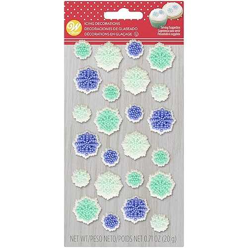 Food Items ICING DECORATIONS SNOWFLAKE Food Items ICING DECORATIONS SNOWFLAKE
