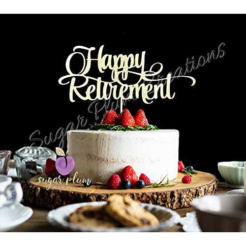 ハッピーリタイアメント ケーキトッパー Sugar Plum Creations Happy Retirement Cake Topper ハッピーリタイアメント ケーキトッパー Sugar Plum Creations Happy Retirement Cake Topper