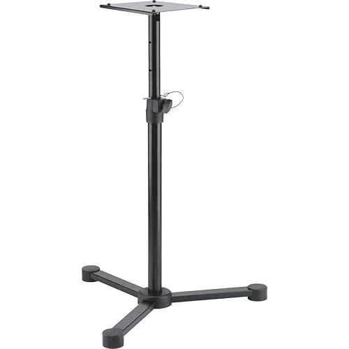 K&M Konig & Meyer 26720.000.55 Monitor / Speaker Stand 3 Leg Base Heig...