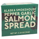 Alaska Smokehouse Pepper Garlic Salmon Spread, 3.5 Ounce Boxes (Pack of 6)
