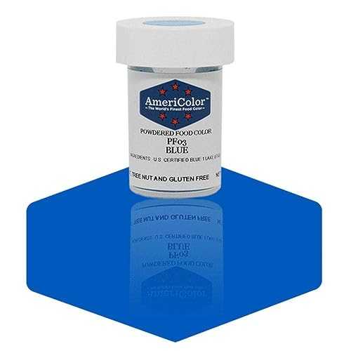 Americolor パウダー食用色素、3g、ブルー Americolor Powder Food Color, 3gm, Blue