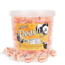 Stewart Old Fashioned Peach Candy Puffs Individually Wrapped Candy Pure Cane Sug...