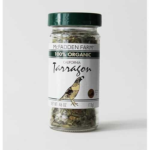McFadden Farm Organic Tarragon, Dried Herb, Grown and packed in the U....