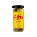 Filthy Food Filthy Cocktail Garnish, Pepper Stuffed Olives, 8.5 Oz Jar, 14 Olives