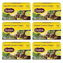 Celestial Seasonings Jammin' Lemon Ginger Herbal Tea, Caffeine Free, 20 Tea Bags Box (Pack of 6)(4)
