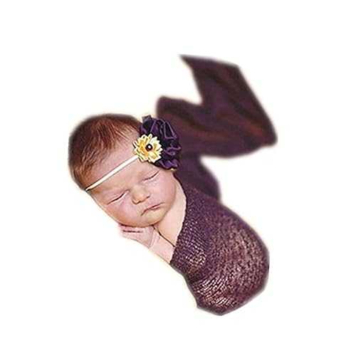 Coberllus Newborn Baby Photo Props Wrap Cloth Blanket Swaddle for Boys...