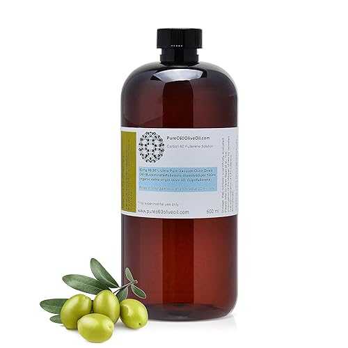 PureC60OliveOil.com PureC60OliveOil C60 Organic Olive Oil 500ml / 16.9...